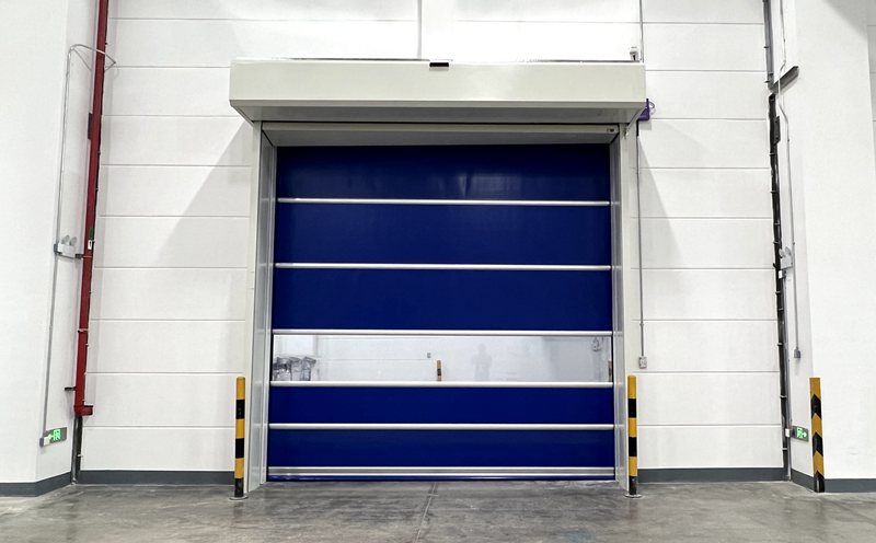 快速卷簾門和防火門的組合