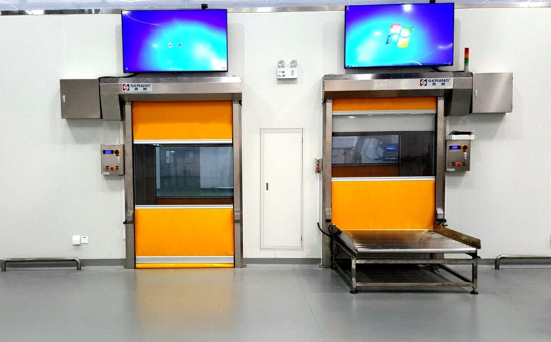 無(wú)錫紙巾生產(chǎn)車間快速門插圖